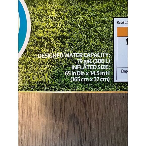 Play Day Kids Round Inflatable 3 Ring Kiddie Outdoor Pool Pink Pony Unicorn New - Picture 9 of 9